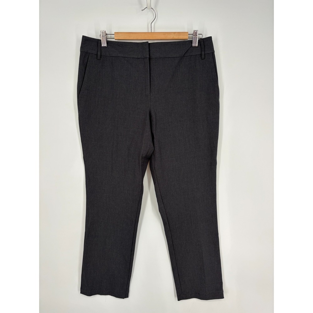 Vintage Casual Corner Pants Womens 10 Gray Modern Fit Bootcut Stretch New
